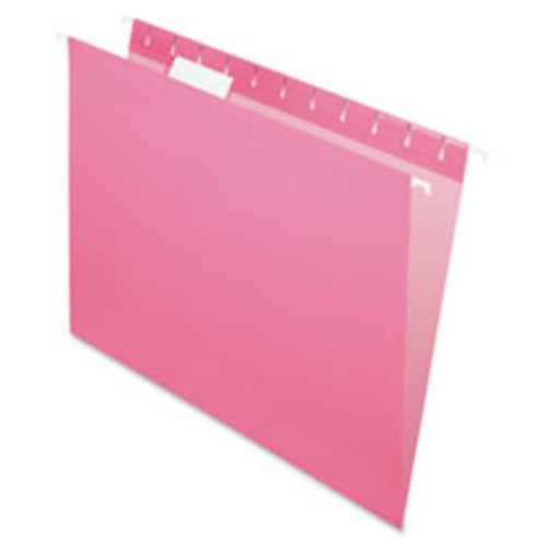 Pendaflex  Essentials Pink Hanging Folder&#44; Pink Perspective: front