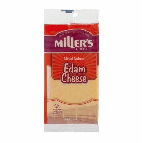 Miller's® Edam Sliced Cheese Perspective: front