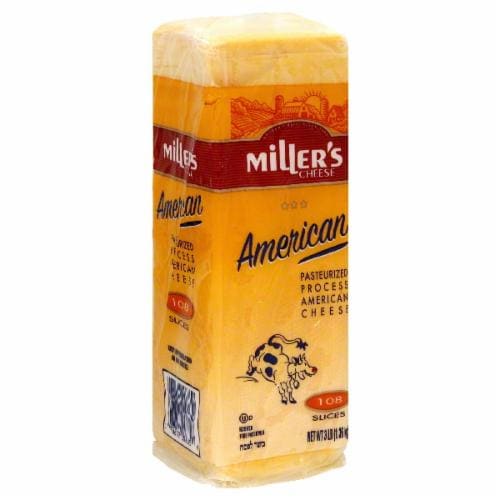Miller's American Sliced Cheese Perspective: front