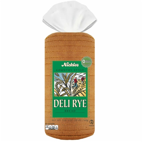 Nickles Country Style Deli Rye Bread Perspective: front