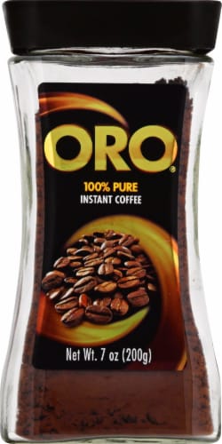 Oro Instant Coffee Perspective: front