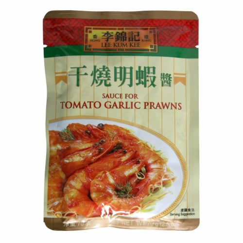 Lee Kum Kee Tomato Garlic Prawn Sauce Perspective: front
