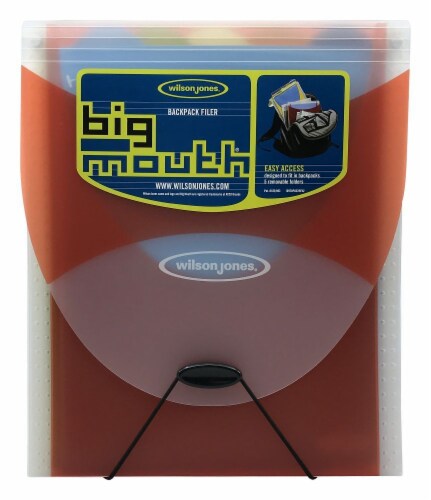 Wilson Jones Big Mouth Backpack Filer Perspective: front