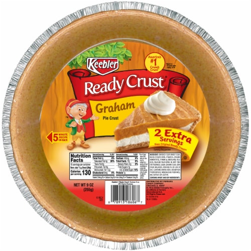 Keebler Graham Cracker Ready Pie Crust Perspective: front