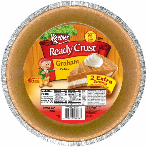 Keebler Graham Cracker Ready Pie Crust Perspective: front