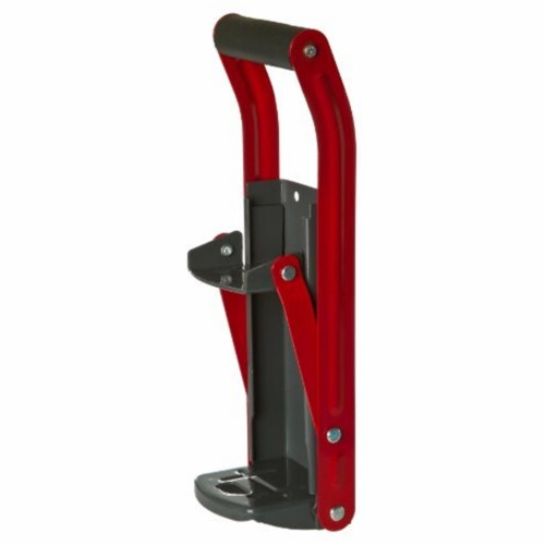 Progressive International SC-90 Can Crusher - Red & Gray Perspective: front