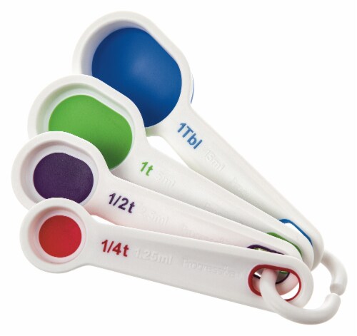 Progressive Flexible Measuring Spoons Perspective: front