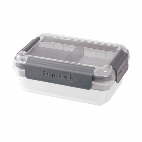 Progressive International Snap Lock Divded Bento Perspective: front