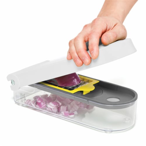 Progressive 6752125 Prepworks Gray & White Plastic Food Chopper - Case of 3 Perspective: front