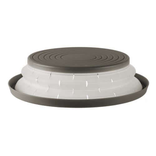 Prep Solutions® Collapsible Microwave Food Cover - Gray Perspective: front