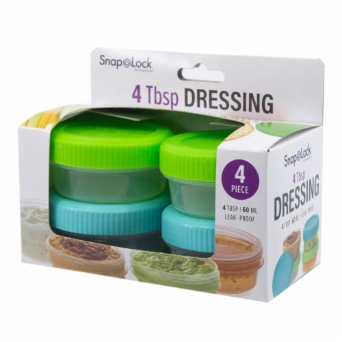 Progressive International 4 Tbsp Dressing Containers