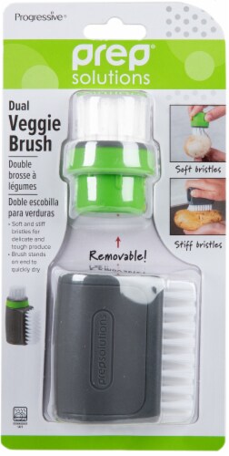 Progressive International Fruit & Veggie Brush Perspective: front