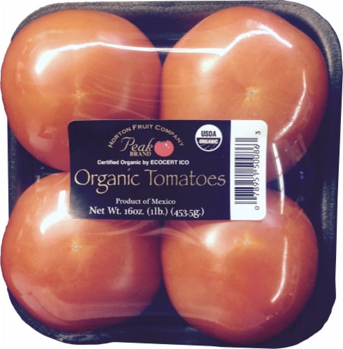 Horton Fruit Company Peak Organic Tomatoes Pack