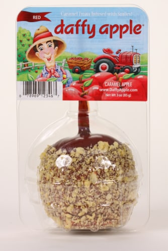Daffy Farms Red Caramel Apple Perspective: front