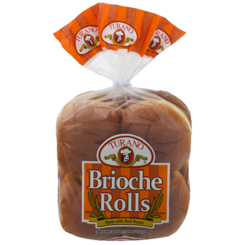 Turano Brioche Sandwich Rolls Perspective: front