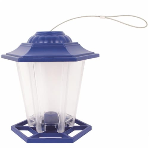 Perky-Pet Wild Bird Acrylic/Metal Carriage Bird Feeder Perspective: front