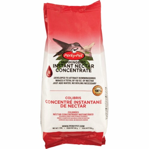 Perky-Pet 2 Lb. Red Powder Concentrate Hummingbird Nectar 244SFB Perspective: front
