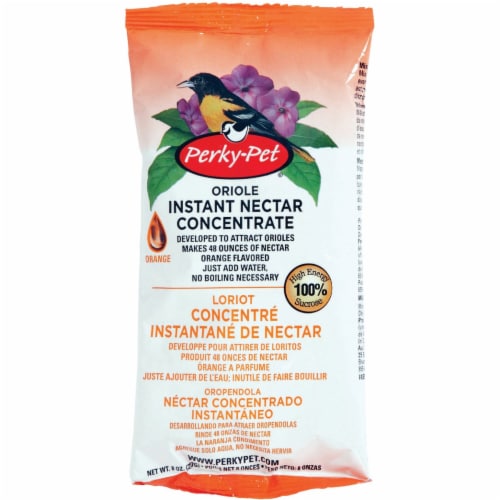 Perky-Pet 8 Oz. Orange Powder Concentrate Oriole Nectar 293SF Perspective: front