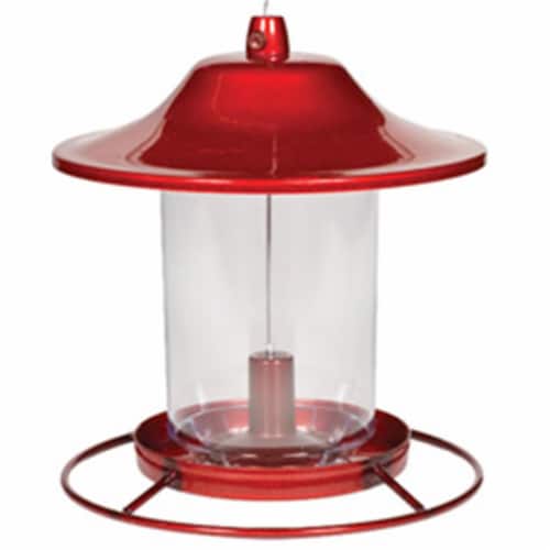 Perky-Pet Wild Bird 2 lb. Metal/Plastic Bird Feeder 1 ports - Total Qty: 1 Perspective: front