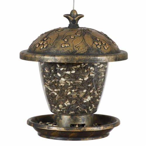 Woodstream Holly Berry Chalet Bird Feeder, Pack of 4 Perspective: front