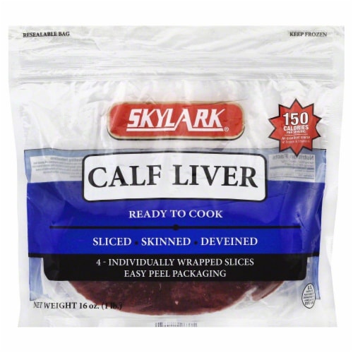 Skylark Calf Liver Perspective: front