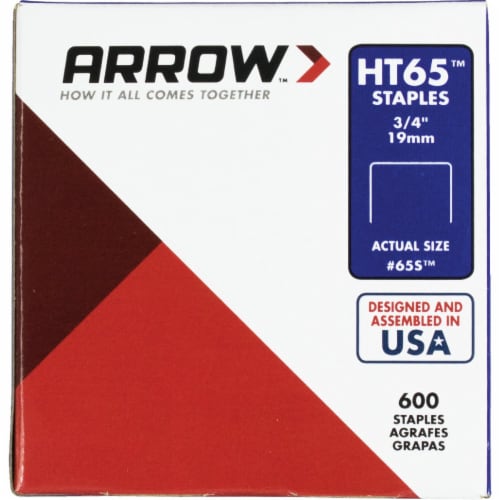 Arrow Fastener HT65 Staples Perspective: front