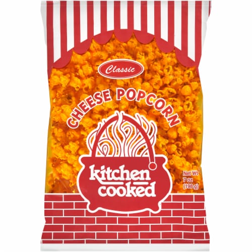Kitchen Cooked Classic Cheese Popcorn Perspective: front