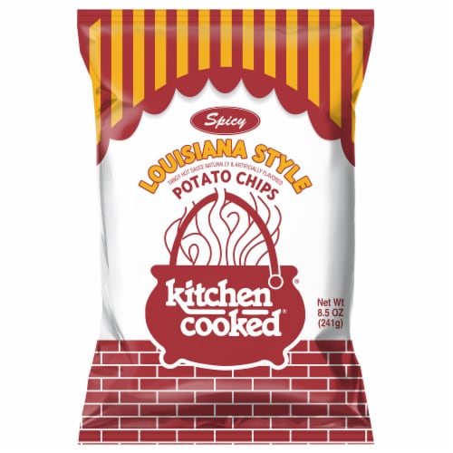 Kitchen Cooked® Spicy Louisiana Style Potato Chips Perspective: front