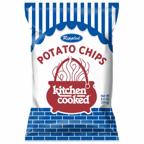 Kitchen Cooked® Rippled Potato Chips Perspective: front