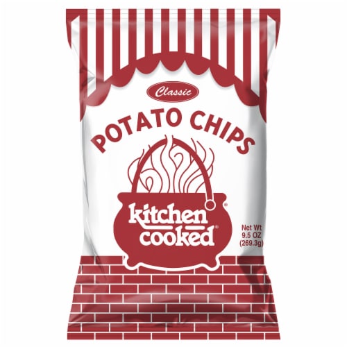 Kitchen Cooked Classic Potato Chips Perspective: front