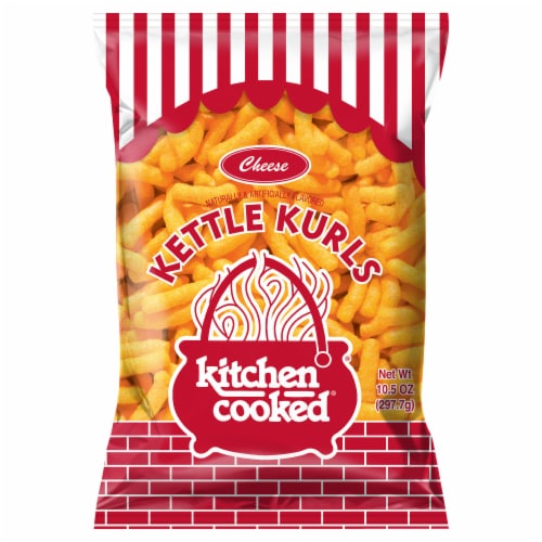 Kitchen Cooked Cheese Kettle Kurls Perspective: front