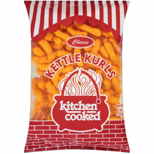 Kitchen Cooked Cheese Kettle Kurls Perspective: front
