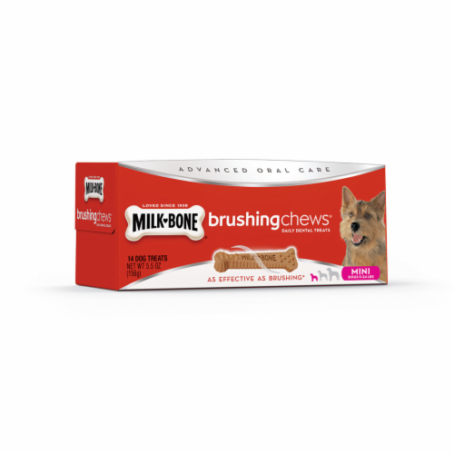Milk Bone Brushing Chews Mini Daily Dental Dog Treats 5.5oz Fry s Food Stores