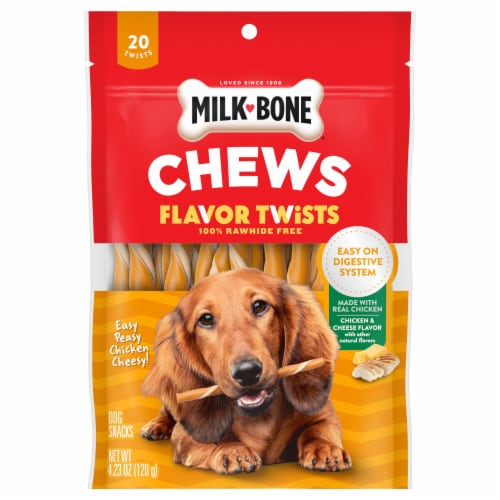 Milk-Bone® Chicken Flavor Twists Dog Chews Perspective: front