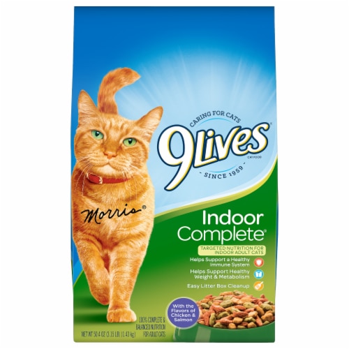 9lives dry on sale cat food