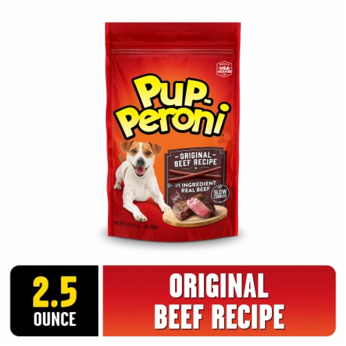 Pup-Peroni Original Beef Recipe Dog Treats Perspective: front
