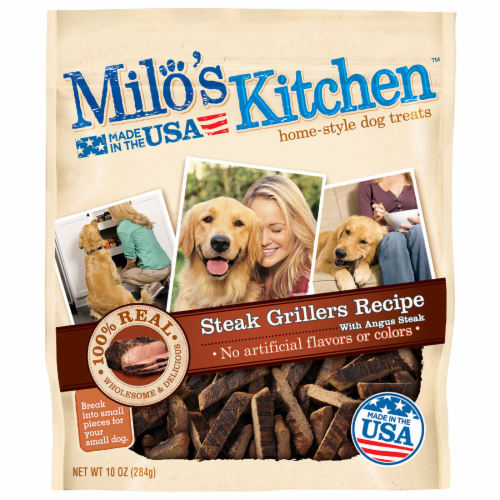 Milo s Kitchen Steak Grillers Dog Treats 10 oz Mariano s