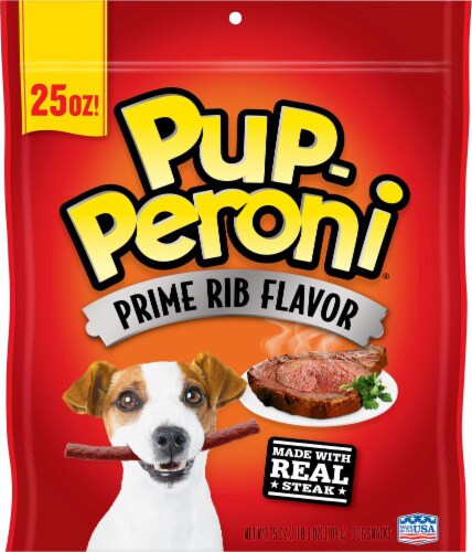 Pup-Peroni Prime Rib Flavor Dog Snacks Perspective: front