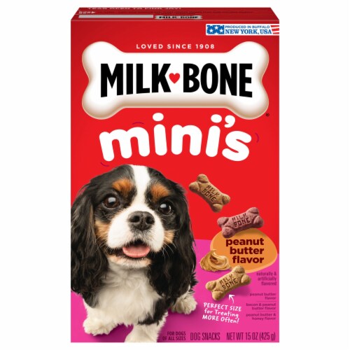 Milk-Bone® Peanut Butter Three Flavor Variety Mini Dog Treats Perspective: front