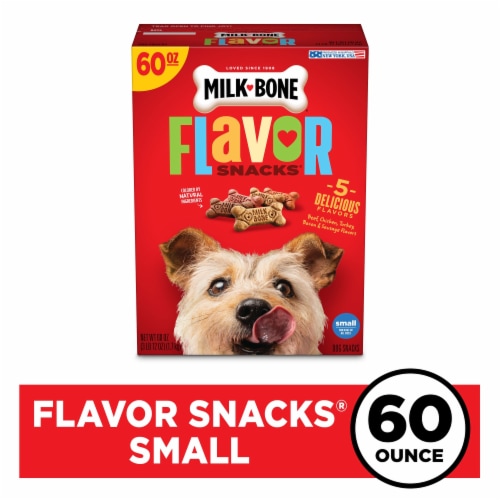 Milk-Bone® Flavor Snacks® Small Dog Biscuits Perspective: front