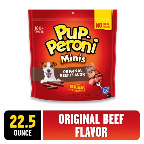 Pup-Peroni Mini Dog Treats - Original Beer Perspective: front