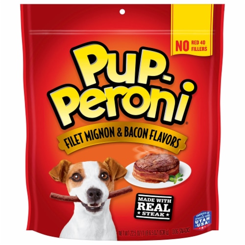 Pup-Peroni® Filet Mignon & Bacon Flavor Dog Treats Perspective: front
