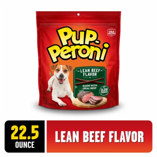 Pup-Peroni Lean Beef Flavor Dog Treats Perspective: front