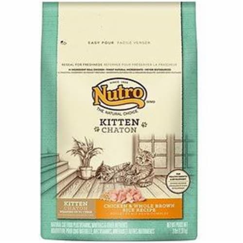 Nutro Wholesome Essentials Kitten Chicken Dry Cat Food Perspective: front