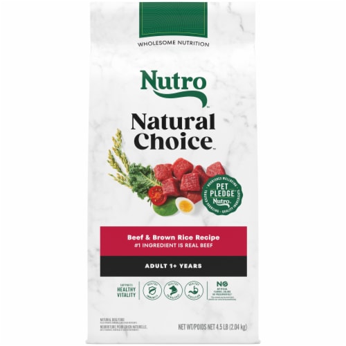 Nutro™ Beef & Brown Rice Adult Dry Dog Food Perspective: front
