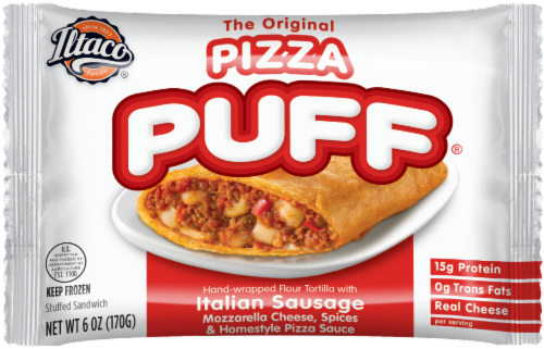 Iltaco Original Pizza Puff Perspective: front