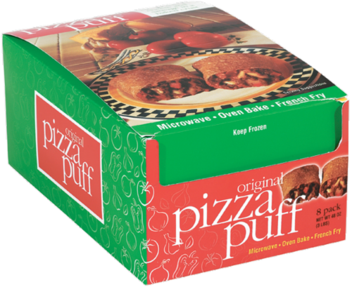 Iltaco Pizza Puffs Perspective: front