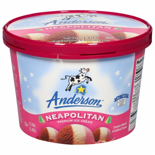 Anderson Dairy Anderson™ Neapolitan Ice Cream, 48 fl oz Smith’s Food