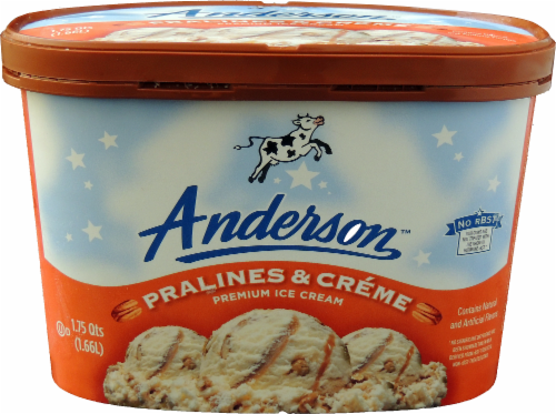 Anderson™ Pralines & Creme Ice Cream Perspective: front