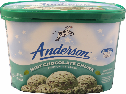 Anderson™ Mint Chocolate Chunk Ice Cream Perspective: front